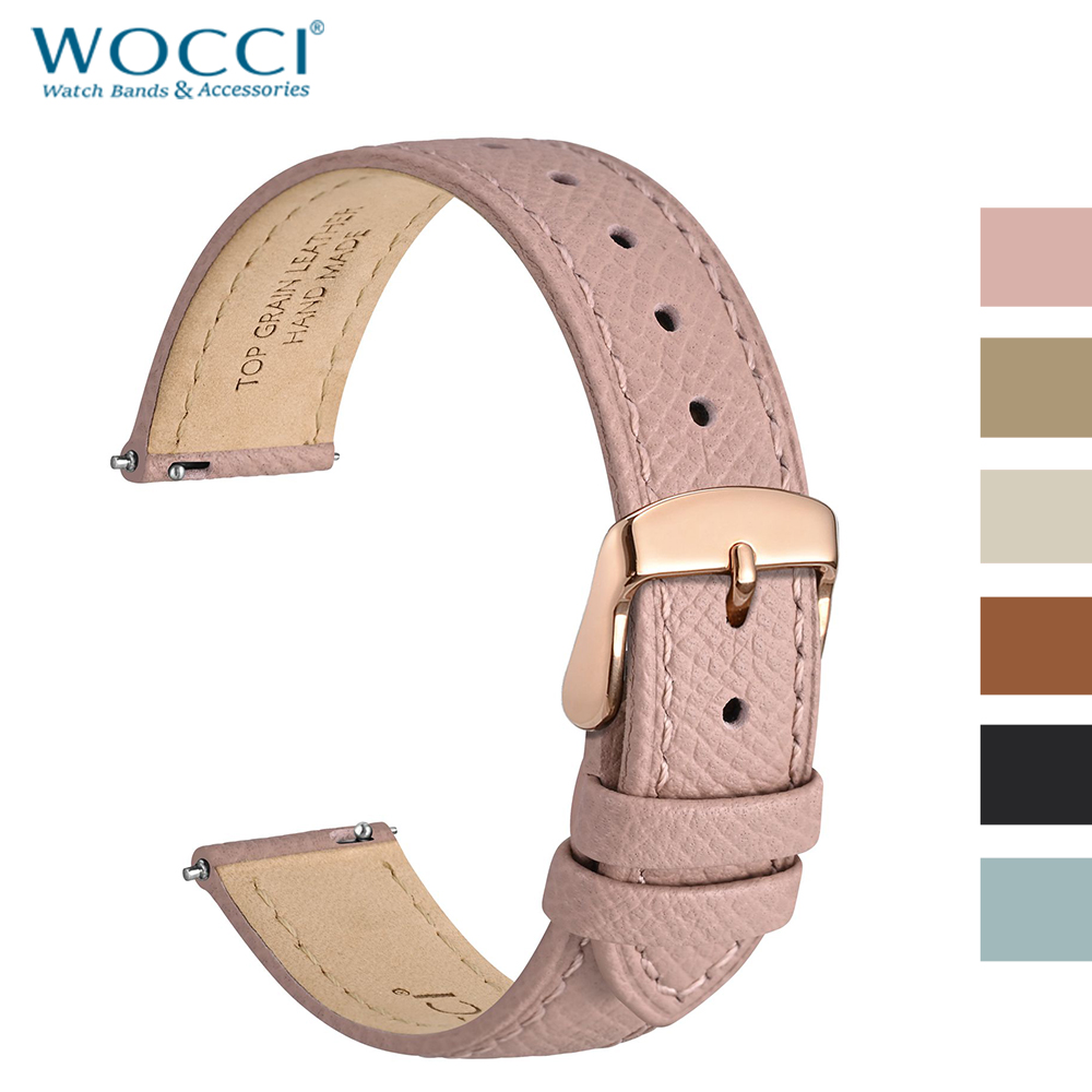 Suede Strap Watch - WOCCI Top Grain Leather Watch Band