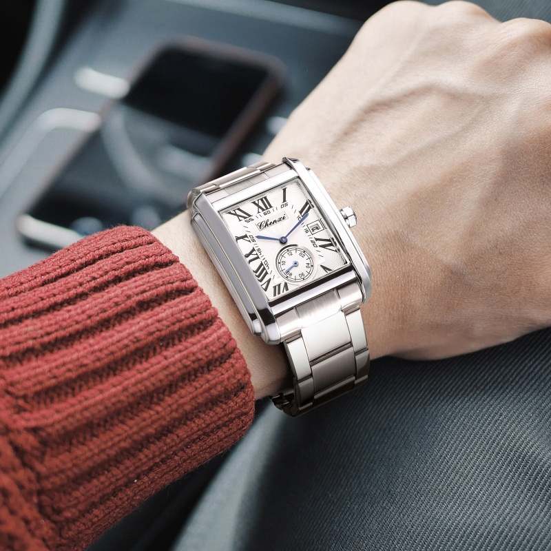 CHENXI 8216 Quartz Watches Fas - огляд і ціна Cartier Watch Tank