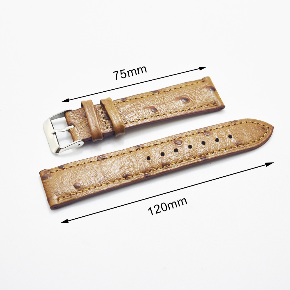 Handmade Ostrich Pattern Leath - огляд і ціна Curved Spring Bar