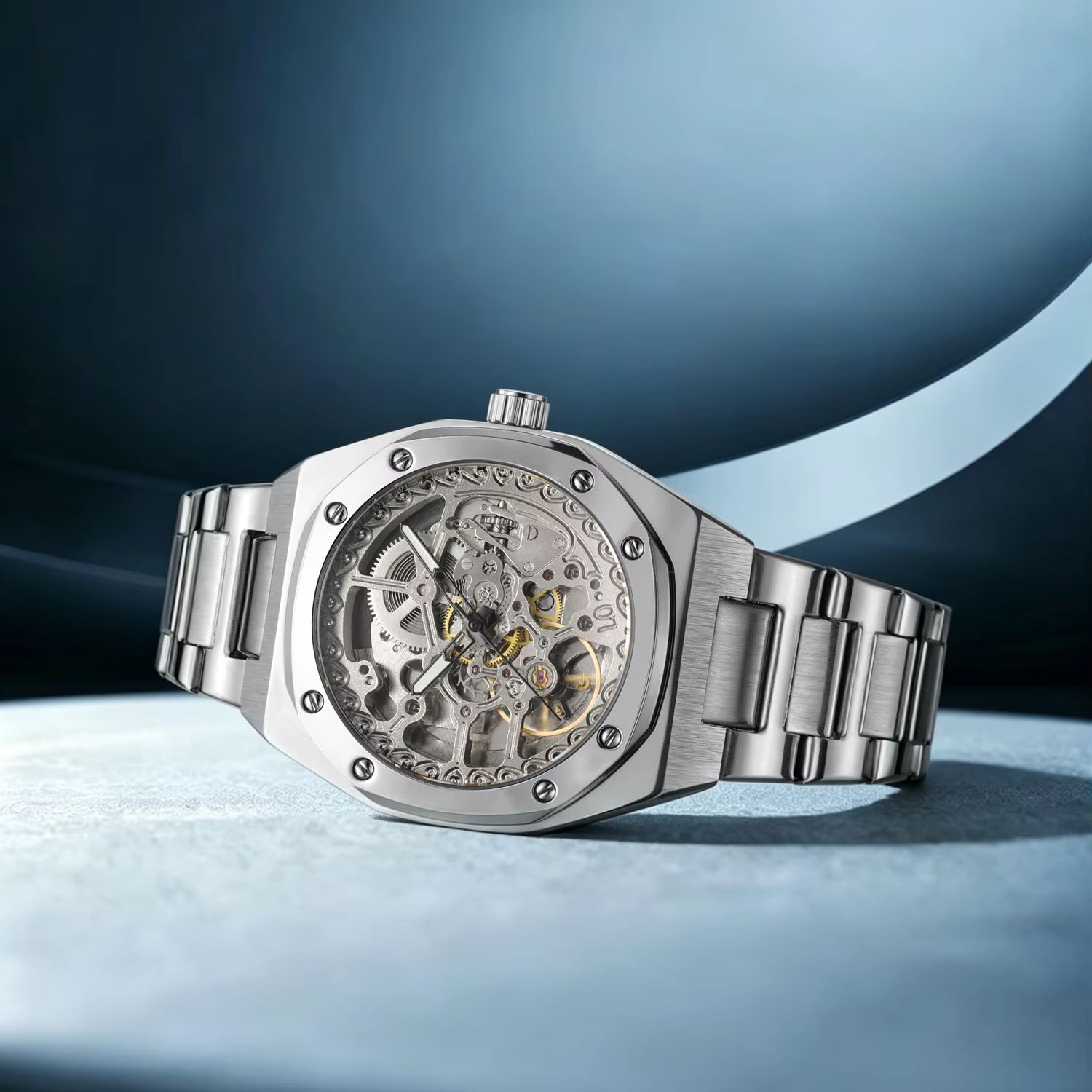 Forsining Royal Skeleton Mecha - огляд і ціна Patek Philippe Watch Nautilus