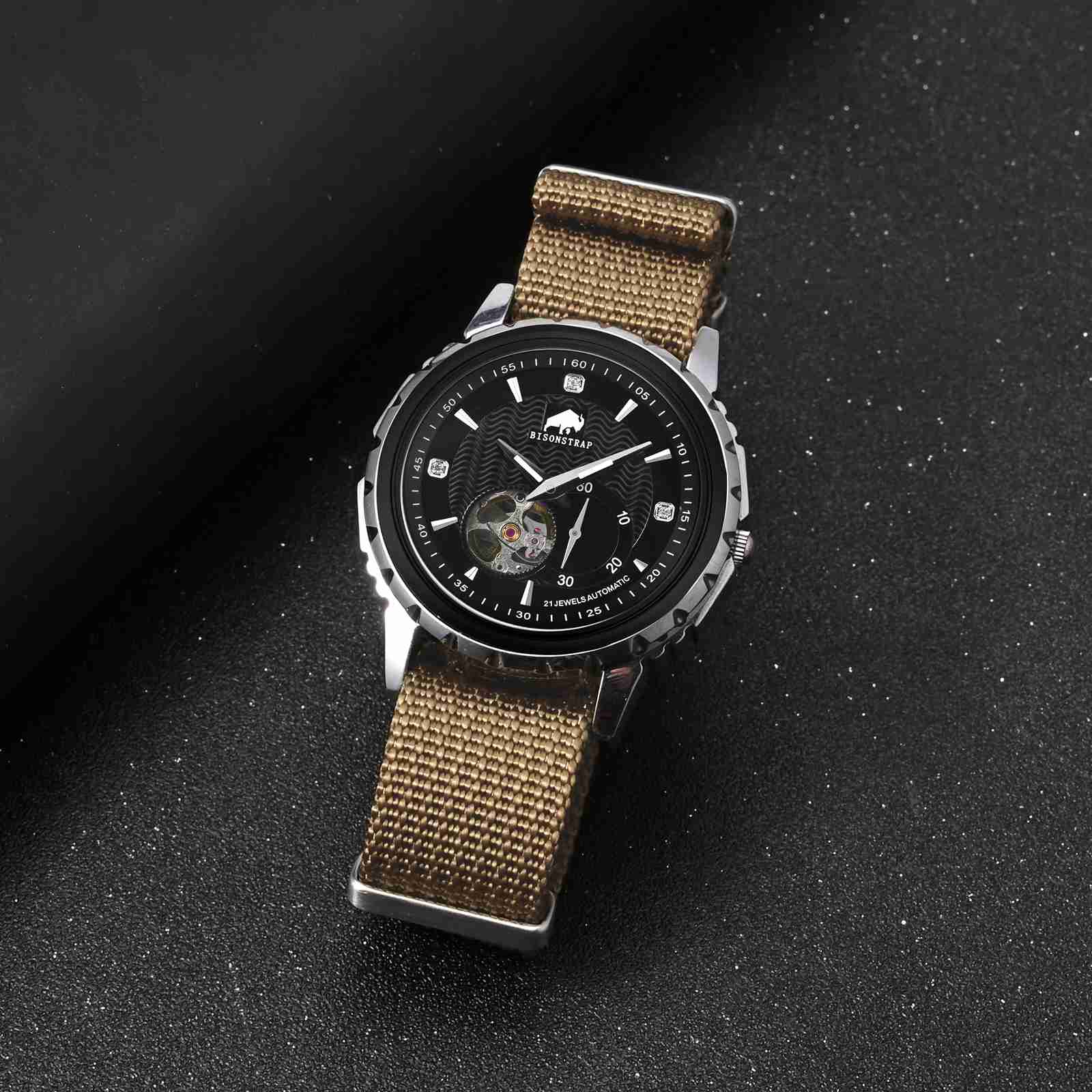 BISONSTRAP Men's Watch Strap 1 - огляд і ціна Suede Strap Watch