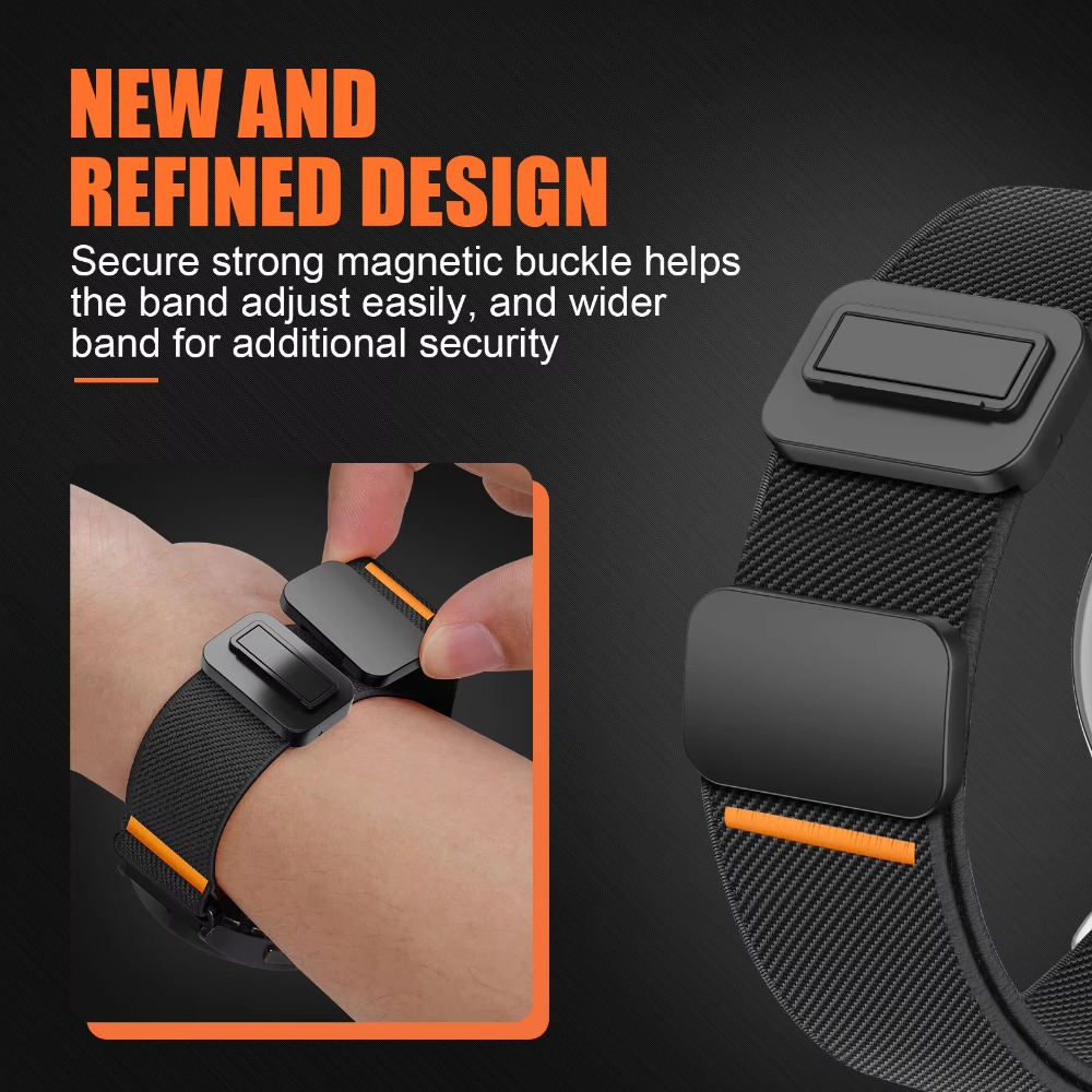Magnetic Nylon Strap for Redmi - огляд і ціна Parachute Strap Elastic