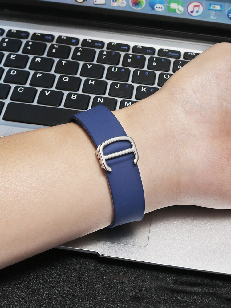 High quality Rubber watchband  - огляд і ціна Cartier Watch Santos
